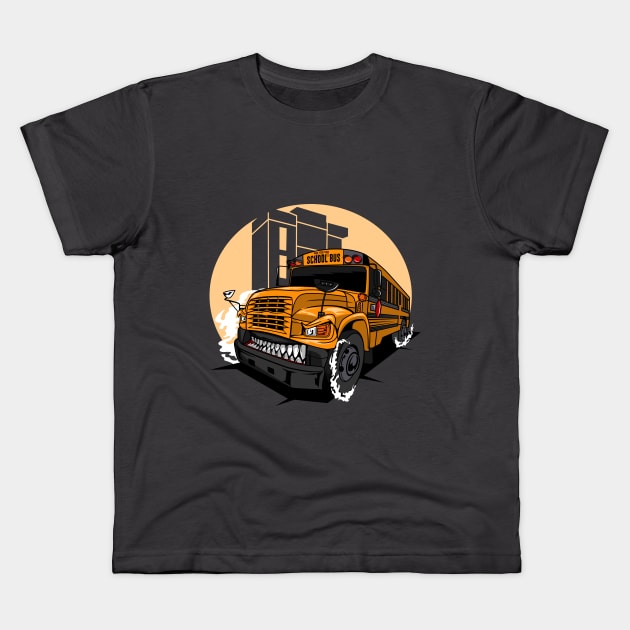 School Bus Driver Of Course Im Crazy Kids T-Shirt by MasliankaStepan